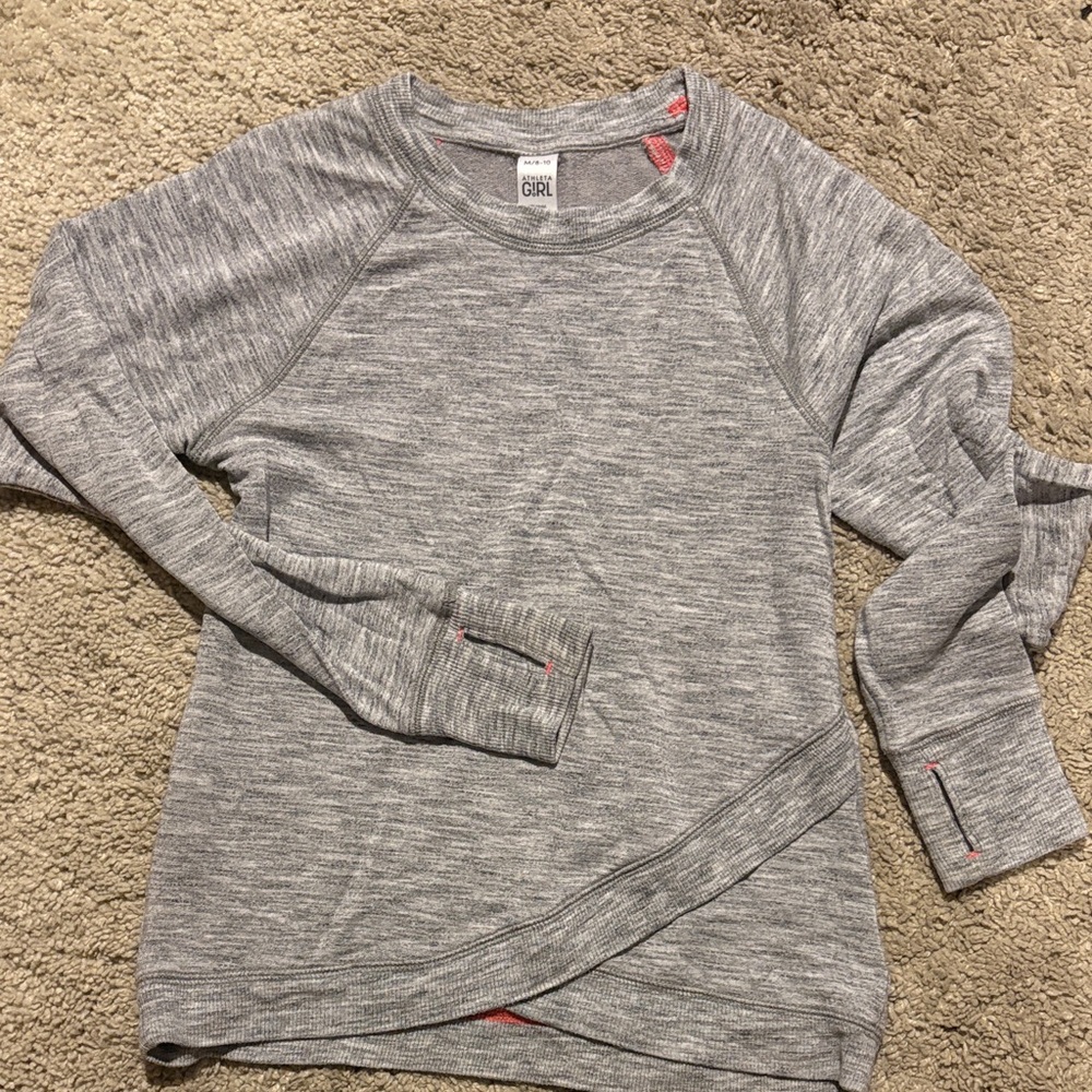 Athleta girl, lightweight jersey knit top